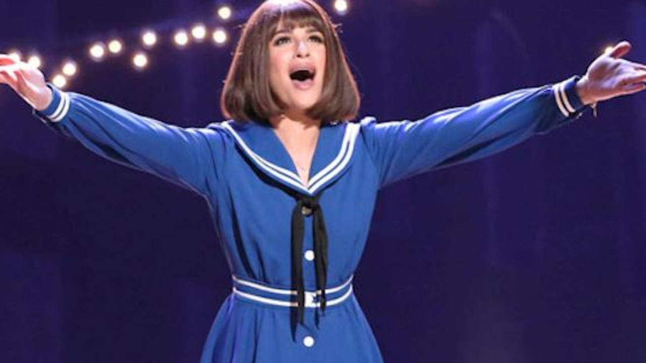 Lea Michele performs a Funny Girl number during an episode of Glee. She is now playing the role, made famous by Barbra Streisand, on Broadway. Picture: Fox