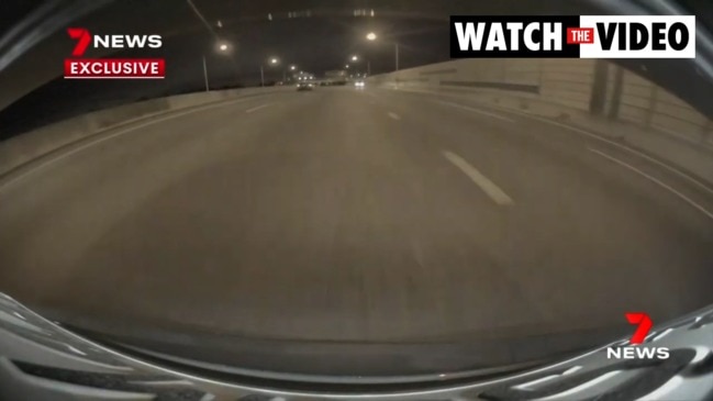 Dashcam footage of driver behind Ipswich Mwy tragedy (7 News)