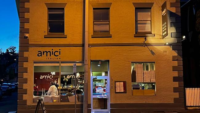 Amici Italian on Elizabeth St, North Hobart has been listed for sale for $353,000. Picture: Finn Business Sales Tasmania