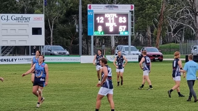 Western Border and Kowree-Naracoorte-Tatiara played an interleague match on Saturday as debate rages over the future of the two competitions. Picture: Supplied