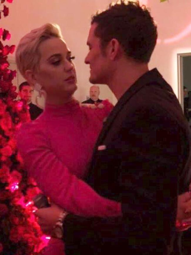 Katy Perry and Orlando Bloom got engaged on Valentine’s Day. Picture: Mary Hudson