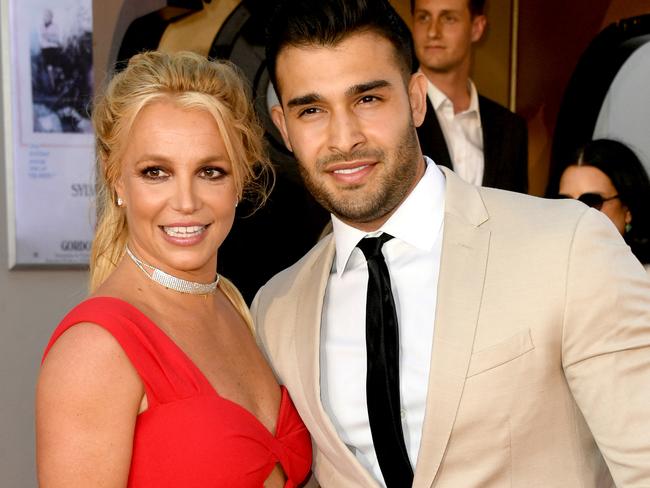 Britney Spears recently became engaged to boyfriend Sam Asghari. Picture: AFP