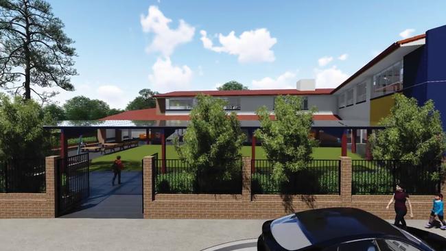 An artist impression of the new infant school