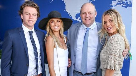 The happy Brownless family. L to R: Oscar, Ruby, Billy and Lucy. Picture: Tim Carrafa.