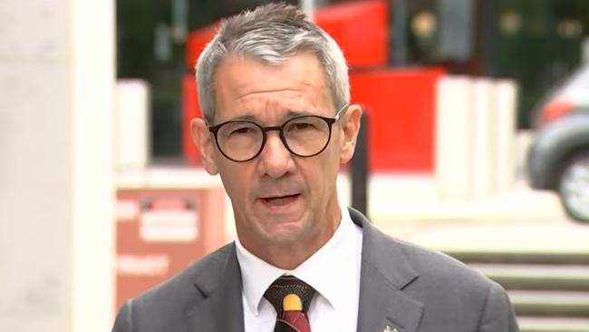 ACT Director of Public Prosecutions Shane Drumgold announced that prosecutors would not proceed with a second trial. Picture: ABC News