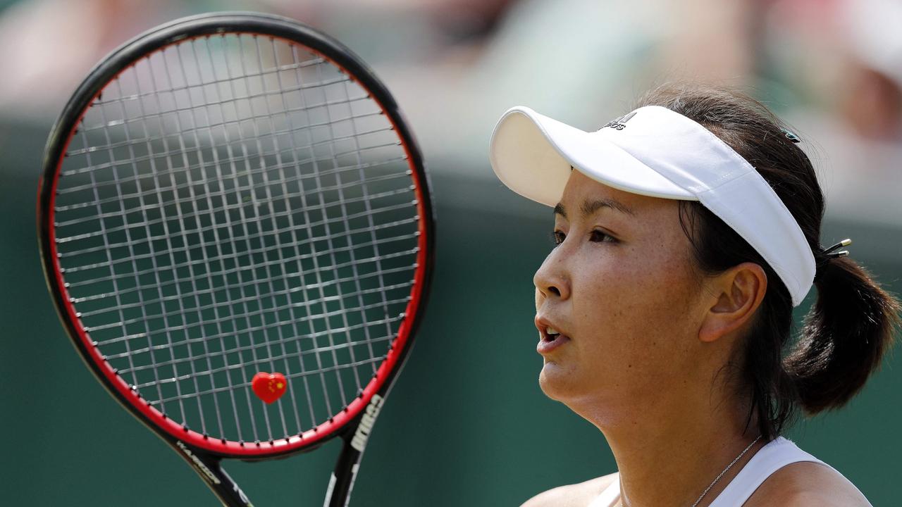 Peng Shuai claimed she had been sexually assaulted in a quickly deleted social media post in November 2021. Picture: Adrian Dennis/AFP