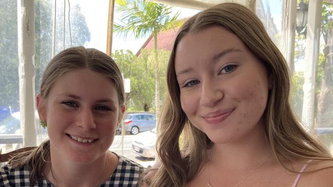 Gympie high tea for International Women's Day – Rhianna and Abbey McIntyre.