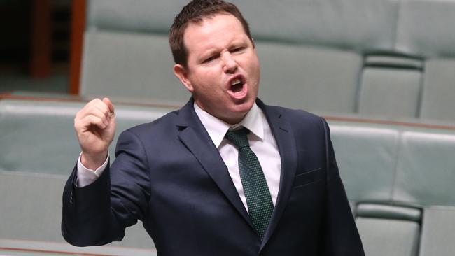 Andrew Broad has suggested the Nationals did not leak the sexual harassment allegation made against Barnaby Joyce. Picture: Kym Smith.