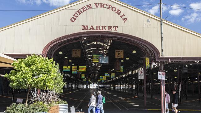 Queen Victoria Market was a major winner in the City of Melbourne council budget. Picture: Sarah Matray