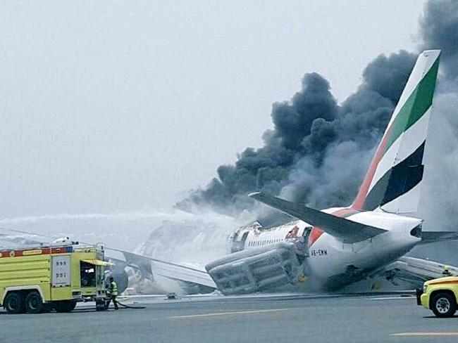 All 275 passengers on-board Emirates flight EK521 from Trivandrum to Dubai evacuated safely. Picture: Twitter