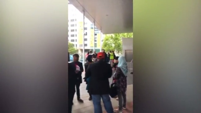 Protesters crash Labor conference in Adelaide