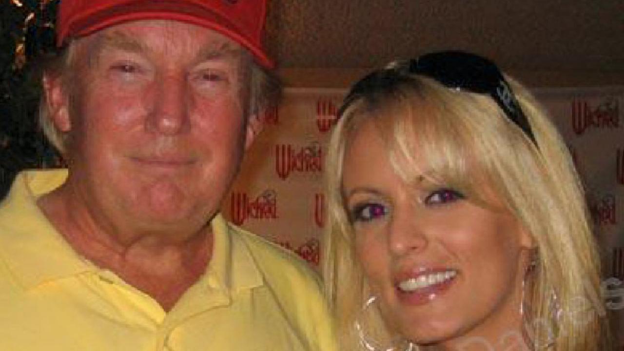 Donald Trump with Stephanie Clifford, whose stage name is Stormy Daniels, in a 2006 photo uploaded to her Myspace.com account.