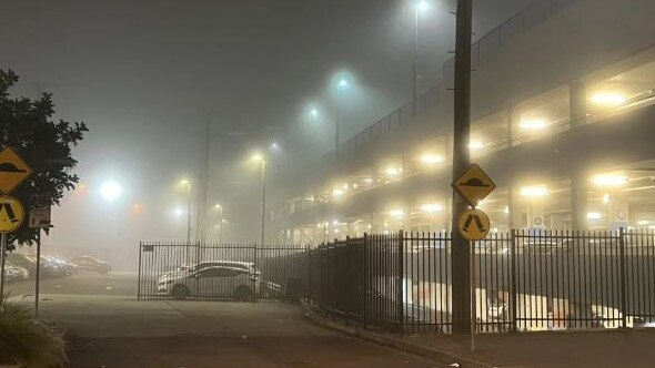 Blacktown Railway Station on Monday morning. Picture: Reddit