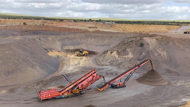 Iluka Resources' rare earths tailings project at Eneabba in WA.