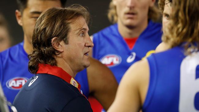 Coach Luke Beveridge needs to find a way for his team to kick more goals. Picture: Getty