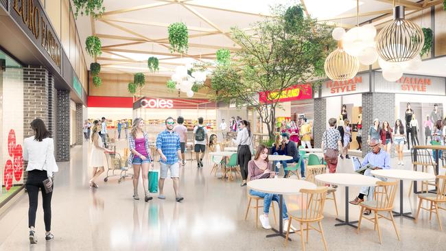 Coles will remain the main tenant at the centre after renovations are completed by next year.