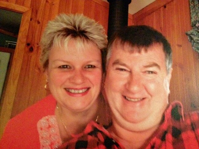 Michael Welsh pictured with wife, Sandra