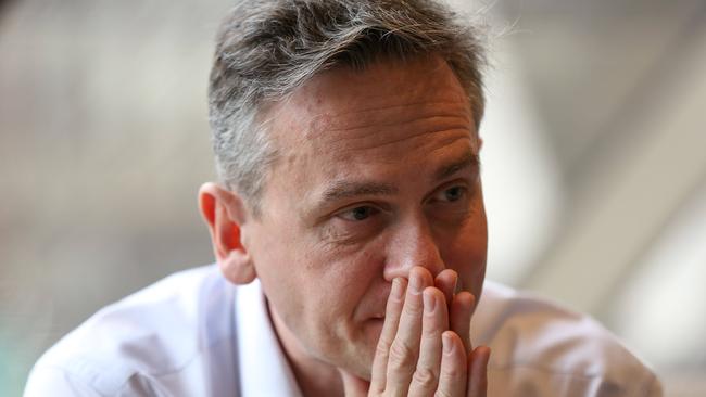 Rio Tinto chief executive Jean-Sebastien Jacques at the Four Seasons hotel in Sydney. Picture: Ryan Osland