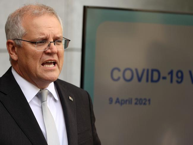 The Australian Nursing and Midwifery Federation says Prime Minister Scott Morrison has abandoned private aged care nurses and personal care workers. Picture: NCA NewsWire/Gary Ramage