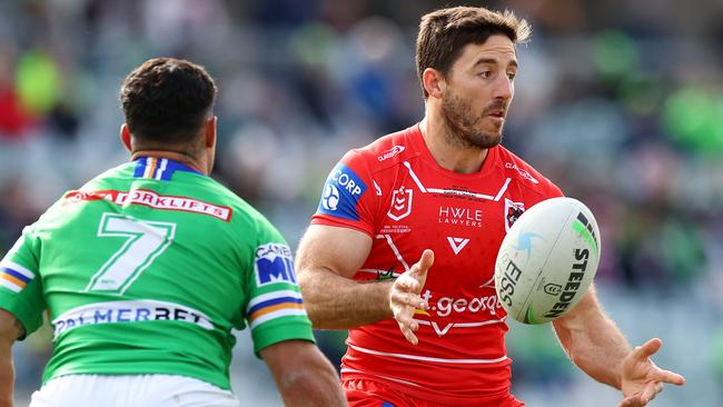 Ben Hunt is keen to extend his stay at the Dragons. Picture: Mark Nolan/Getty Images