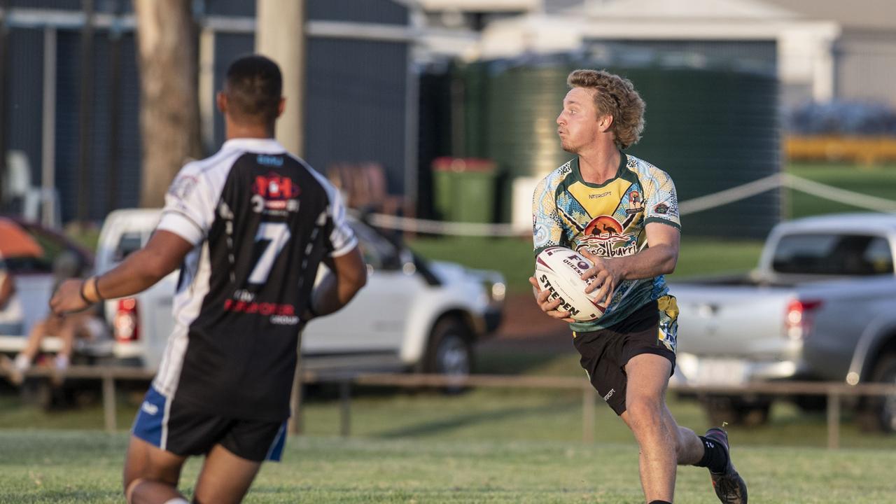 Jaren Bender (pictured right playing for Brothers) has been a standout after making the switch to Valleys this season. Picture: Nev Madsen.