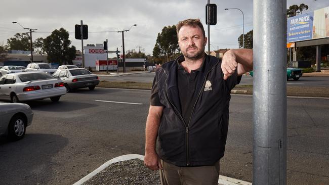 Warradale Appliance Service co-owner Russell Bridgman is happy about the promise to fix the Oaklands Crossing but says "it's not enough”. Picture: Matt Loxton.