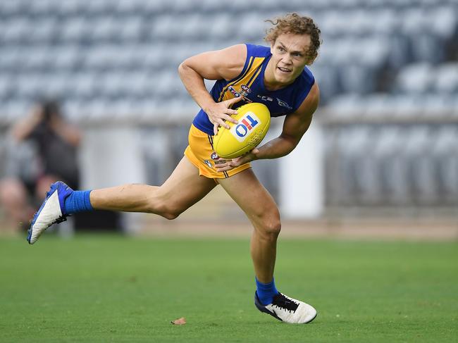 Beau O'Connell was a standout for Wanderers in the opening round of the NTFL Picture: Felicity Elliott / AFLNT Media