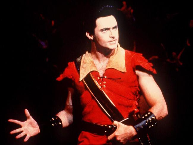 Hugh Jackman wowed audiences as Gaston in the mid-90s theatre production of Beauty and the Beast the Musical.