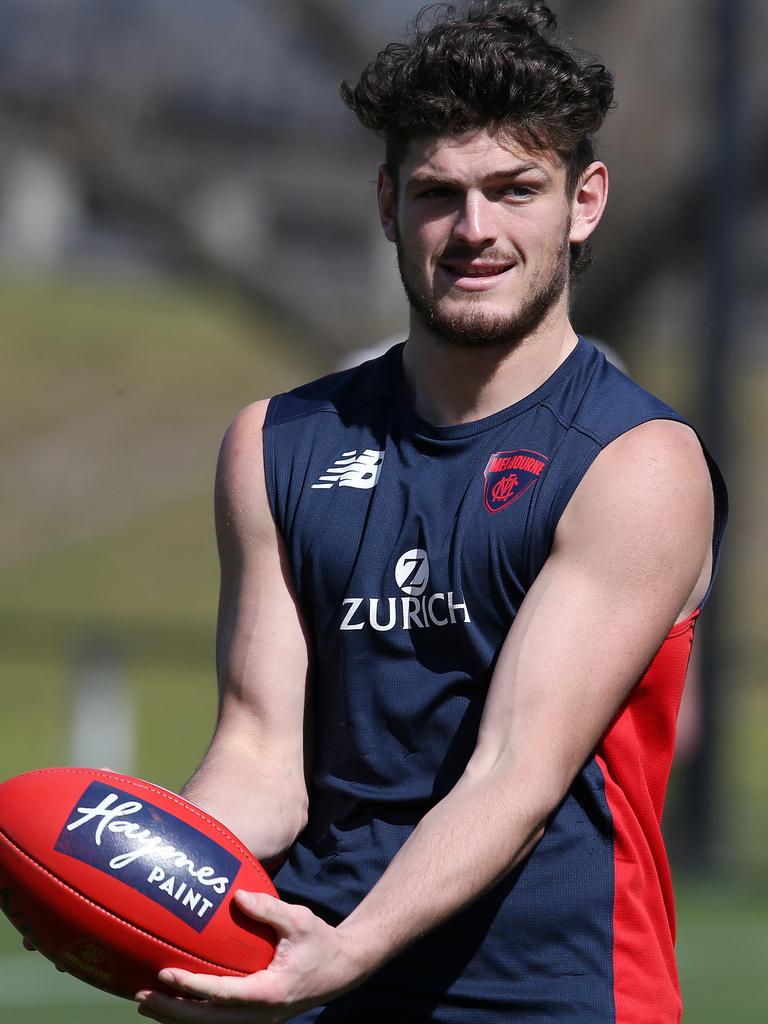 Angus Brayshaw has had a brilliant pre-season. Picture: Michael Klein