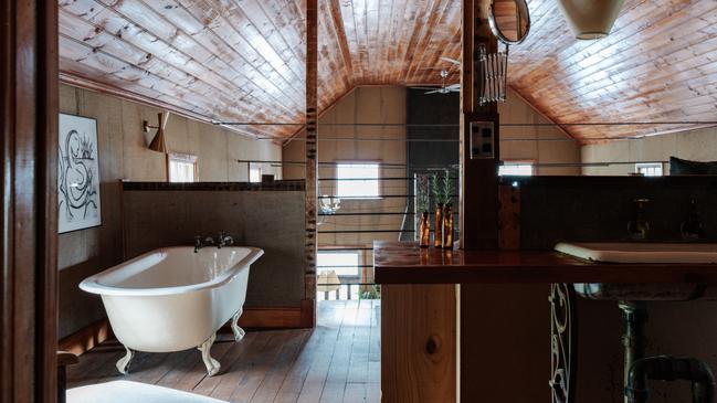 The bathroom in The Barn. Picture: Marnie Dawson