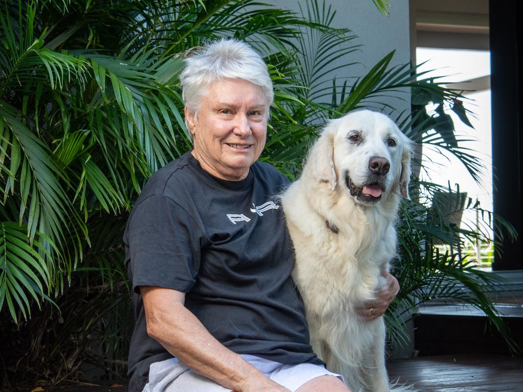 Raelene Boyle At Home With shoot in Buderim, Sunshine Coast, in 2022. Picture: Brad Fleet