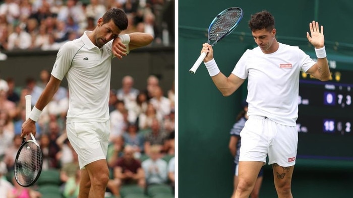 Thanasi Kokkinakis is out to ruin Novak Djokovic’s Wimbledon campaign.