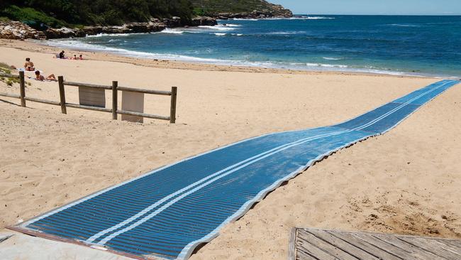 The 60m wheelchair path will make access to Malabar Beach easier for all people with a disability. Image: Monique Harmer