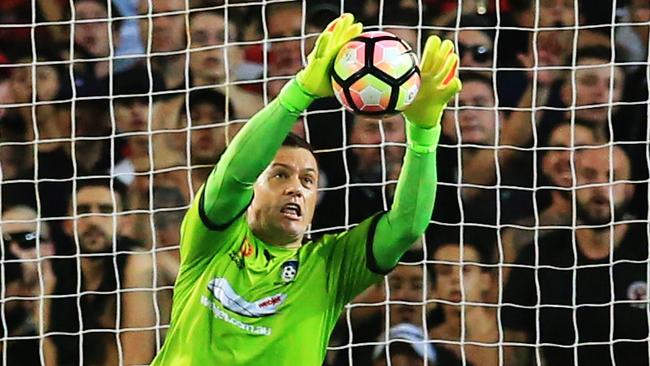 Danny Vukovic knows Victory will throw everything at Sydney FC. pic Mark Evans