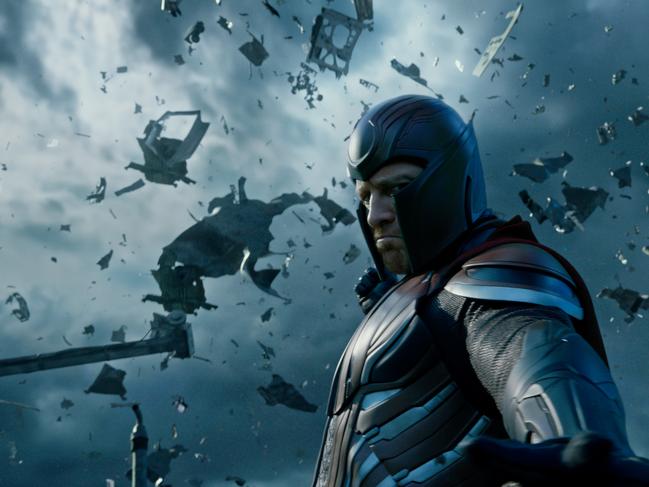 Michael Fassbender as Magneto in a scene from the film X-Men: Apocalypse.