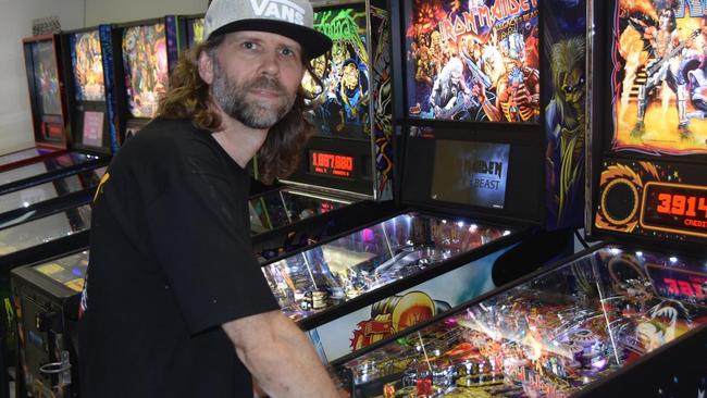 Reliving the arcade dream is Andre Cooper who is bringing a retro buzz to Coolum Beach.