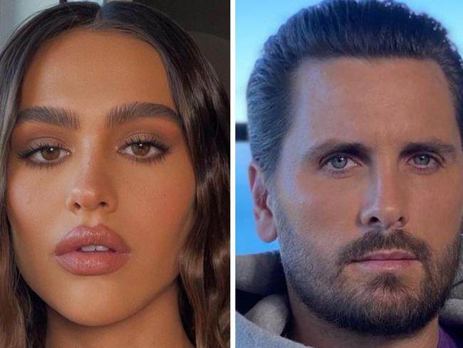 Amelia Hamlin and Scott Disick.