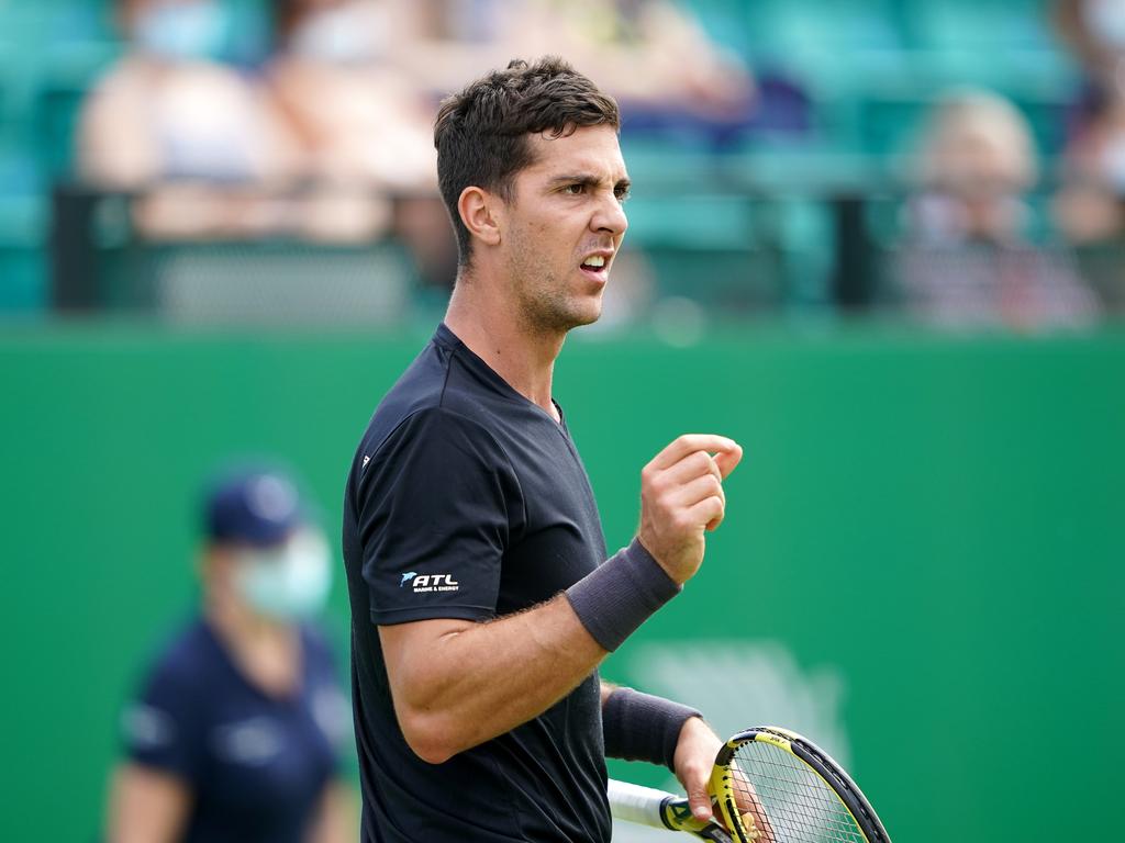 “It’s not always rosy” - Thanasi Kokkinakis has a long history of injury, but is intent on coming back again. Picture: Zac Goodwin/PA Images/Getty Images