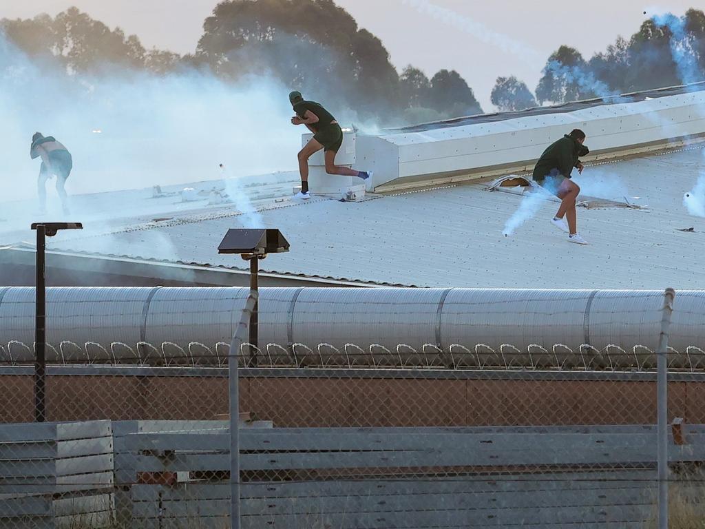 During the riot, roughly $8 million worth of damage was caused to the facility. Picture: Justin Lloyd