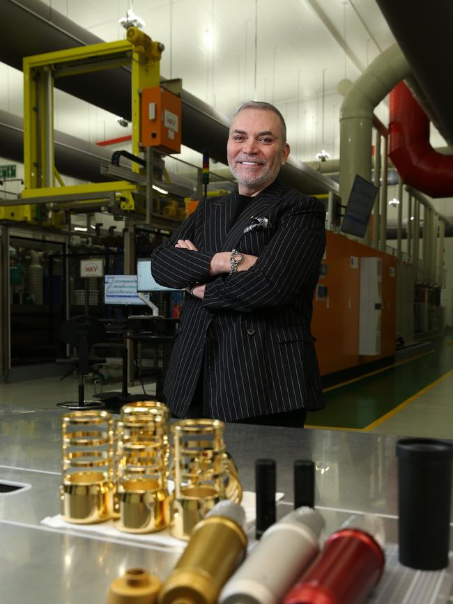 Peter Freedman pictured at the company's manufacturing facility in Silverwater in Sydney's west. Picture: Britta Campion