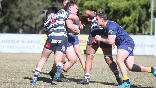 Oliver Barrett. Bond Uni vs. Brothers Colts 1 club rugby at Bond Uni. 20July 2024 Robina Picture by Richard Gosling