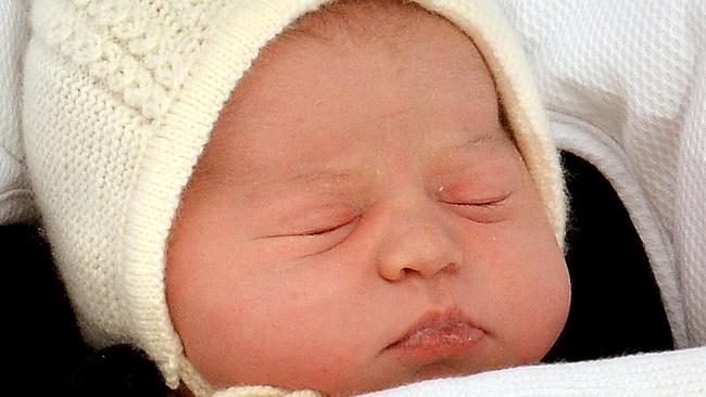 Bets on: The new royal princess has been born less than 24 hours and already is generating income for the bookies. Pic: AFP/ John Stillwell