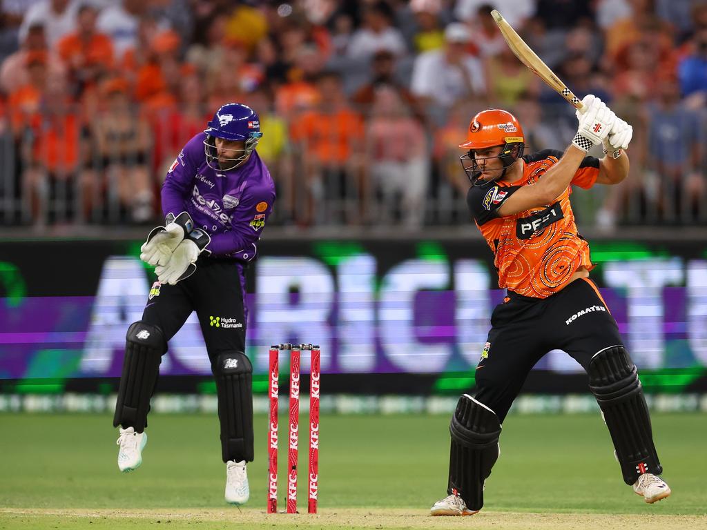 Aaron Hardie was the leading runscorer in BBL12. Picture: Paul Kane/Getty Images