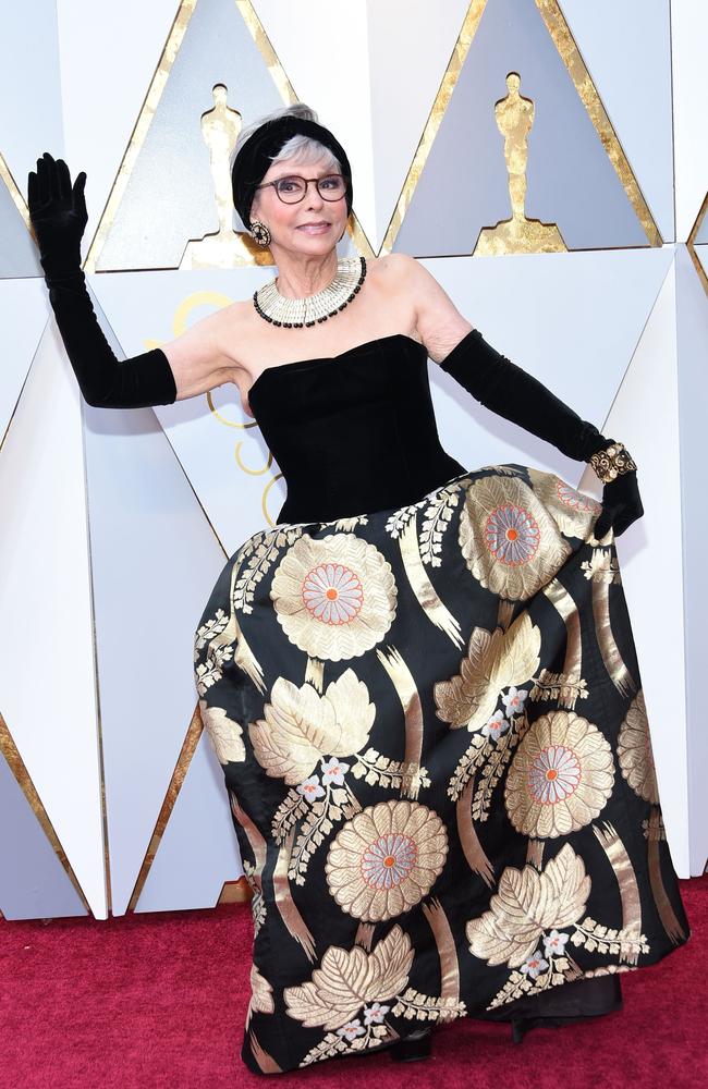 Rita Moreno attends the 90th Annual Academy Awards on March 4, 2018 in Hollywood, California. Picture: AFP