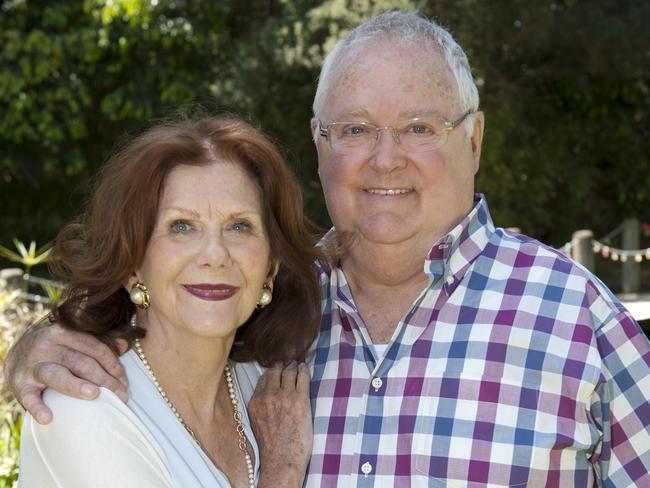 Reunited ... Old pals Anne Charleston and Ian Smith. Picture: Supplied