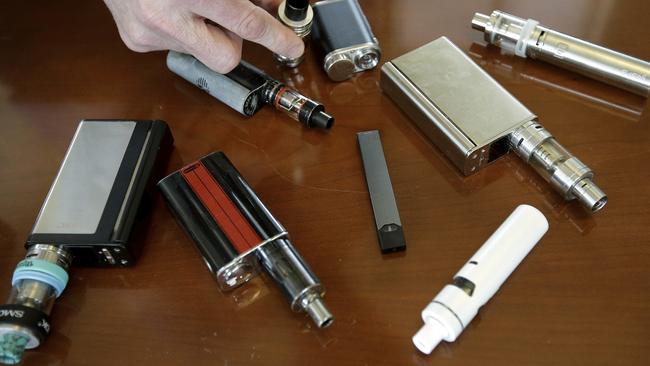 Some people believe vaping is better for you than regular smoking, but experts say that’s not the case. Picture: AP