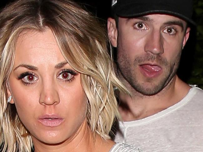 ** RESTRICTIONS: ONLY AUSTRALIA, NEW ZEALAND ** West Hollywood, UNITED STATES - West Hollywood, CA - West Hollywood, CA - Kaley Cuoco and country singer Sam Hunt step out together after attending a Grammy Awards after party at Hyde Sunset in West Hollywood. 'The Big Bang Theory' star looked amazing in a sparkling jumpsuit. BackGrid 15 FEBRUARY 2016 For content licensing please contact BackGrid Australia at: Phone: +61 2 9212 2622 / +61 410 818 463 Email: photos@backgrid.com.au Picture: BackGrid