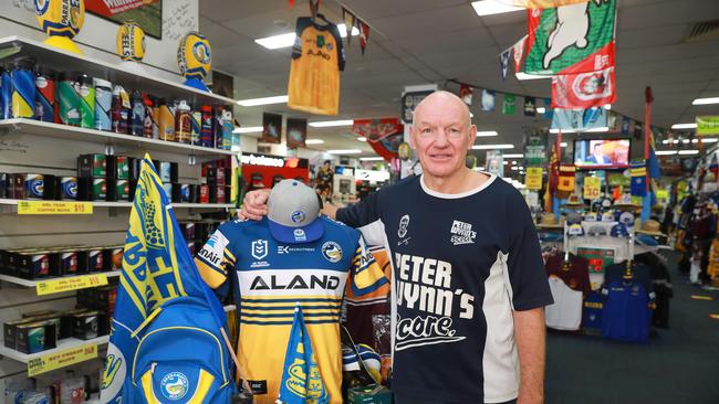 Peter Wynn at his shop.