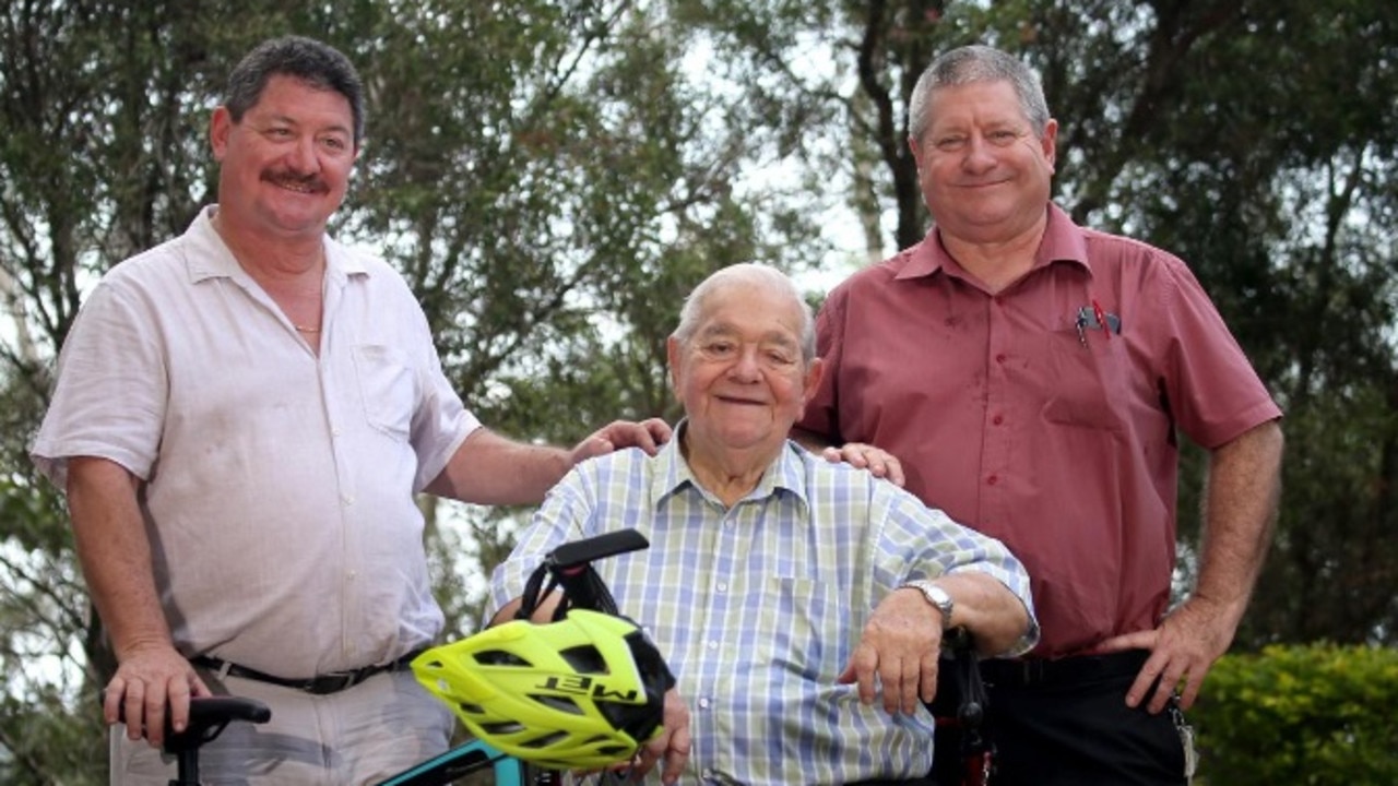 The Piccone family, John, Lou and Peter, have two IGA supermarkets, two shopping villages, a liquor store and a bakery to their name. Picture: Anna Rogers