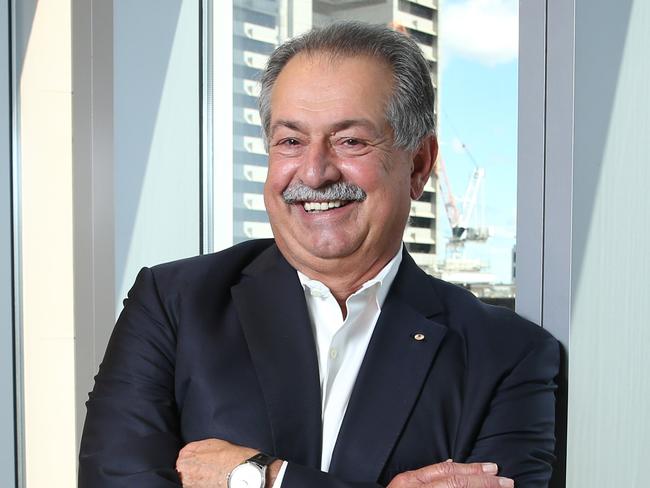 24/03/2021. Andrew Liveris, who is consulting with UBS, photographed at their offices in Sydney. Britta Campion / The Australian